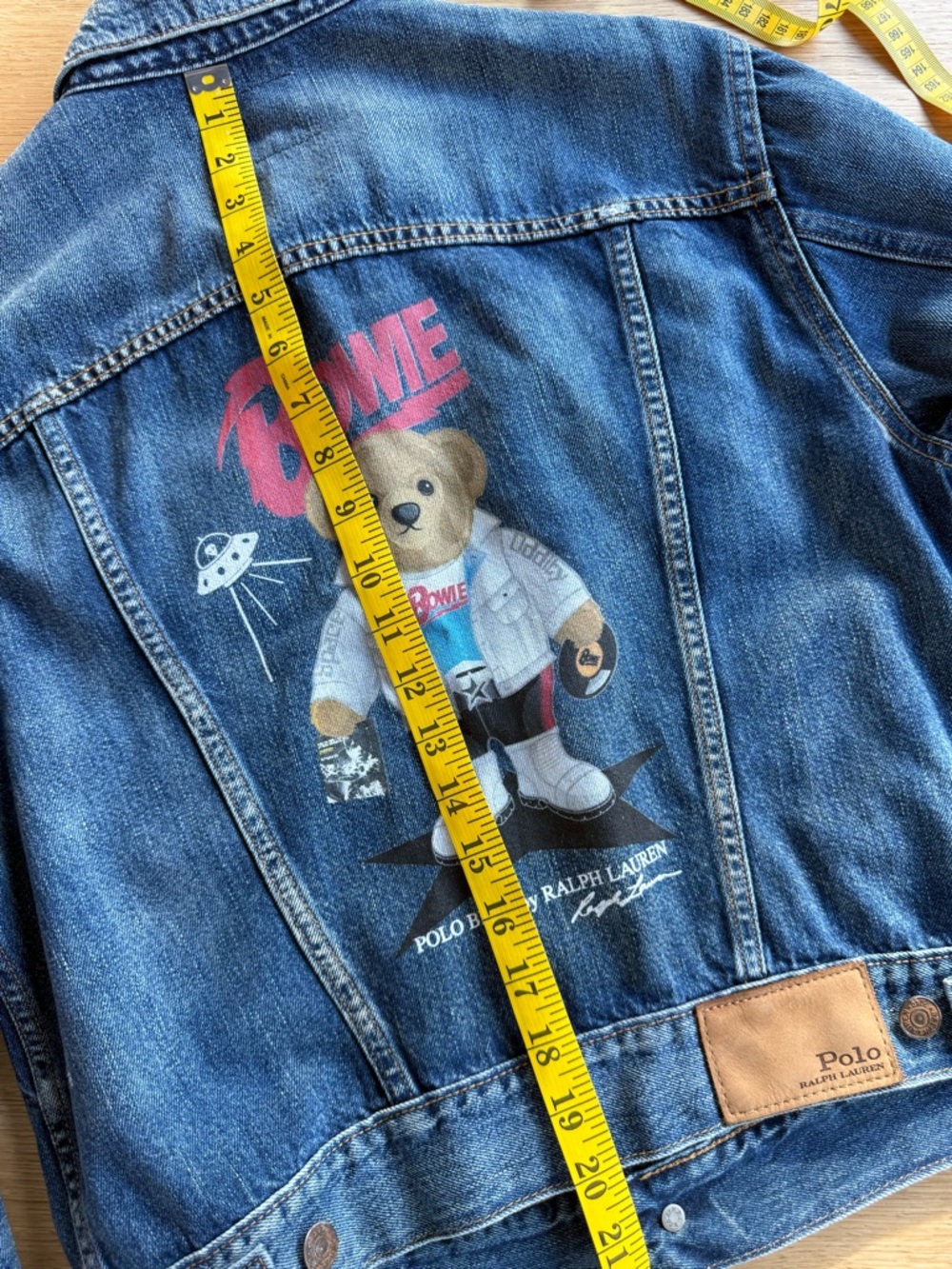 RARE 1-of-1 Polo Ralph Lauren Bowie Bear Jacket Selfridges Event M - Picture 12 of 15